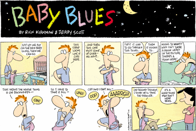 Baby Blues Babywearing Humor