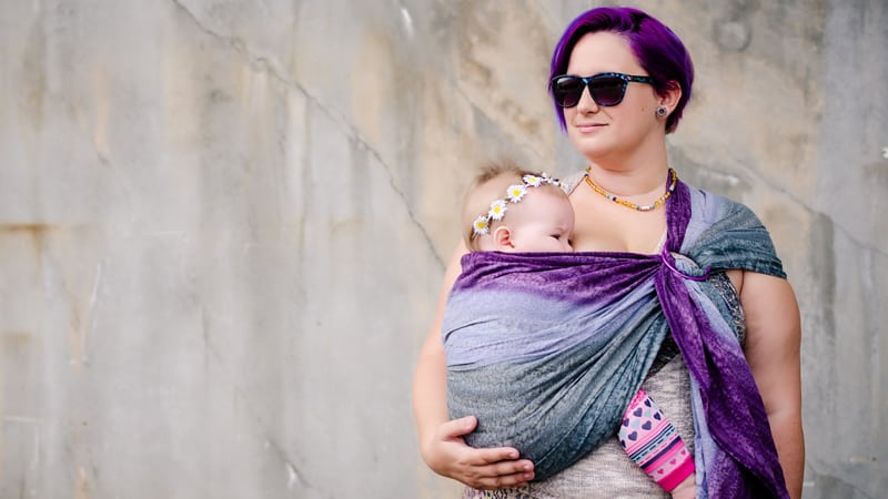 Best carrier for breastfeeding: Ring sling