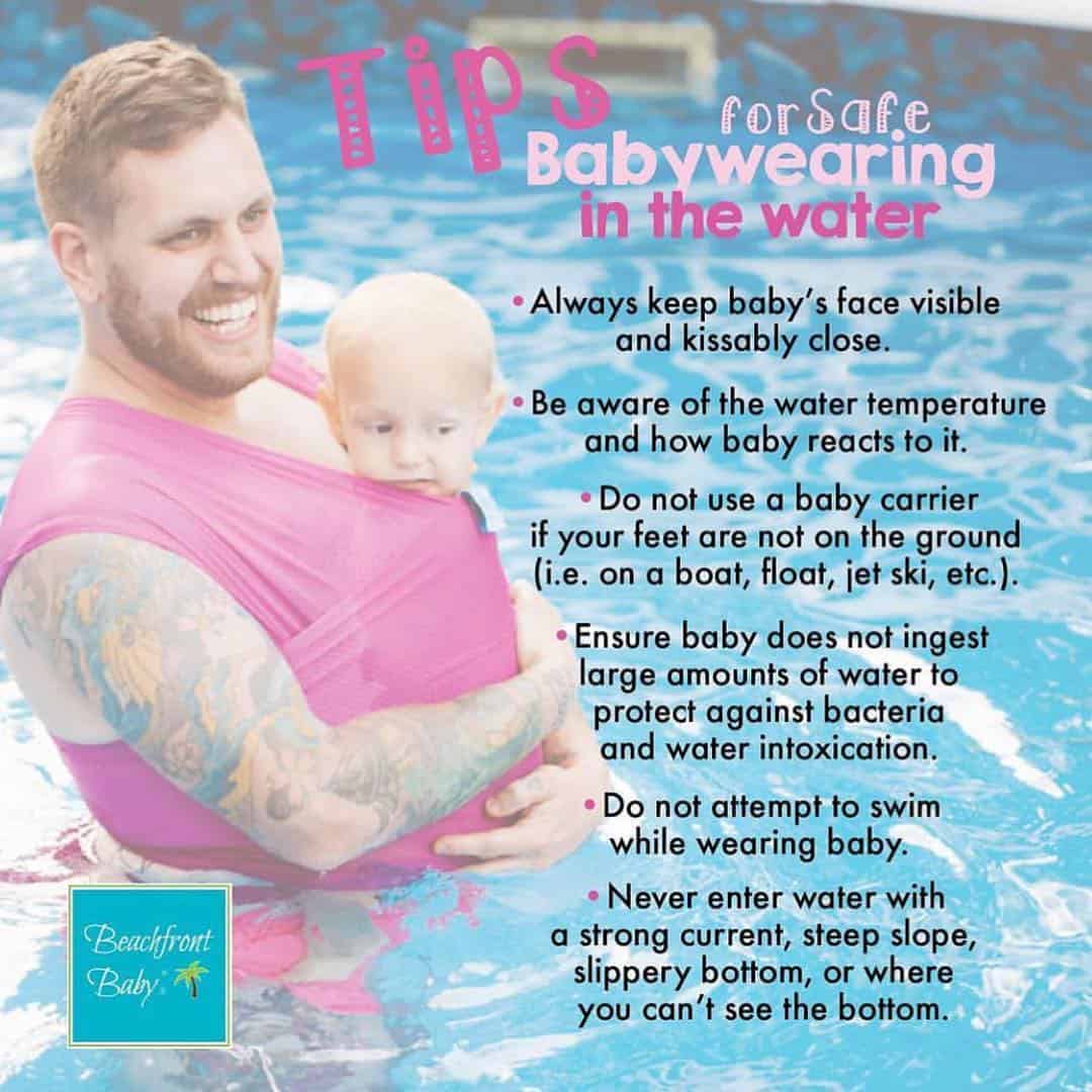 Tips for Safe Babywearing in the Water in your Water Sling or Wrap 